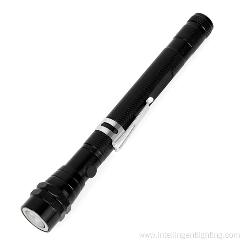 Aluminium Telescopic Led Flashlight With Magnet